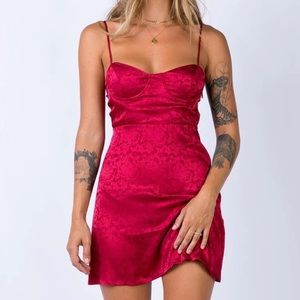 Princess polly red mini dress